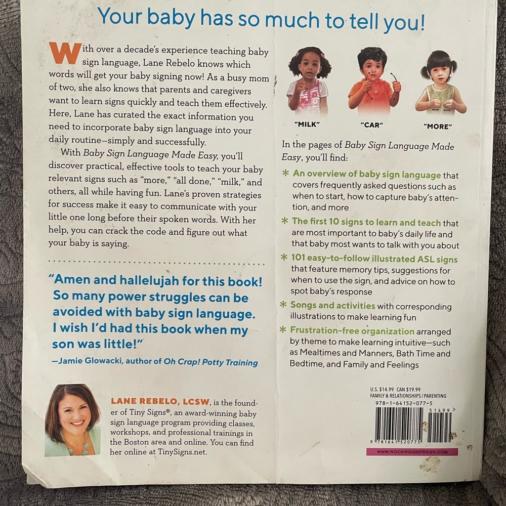 Baby Sign Language Book - Picture 2 of 2
